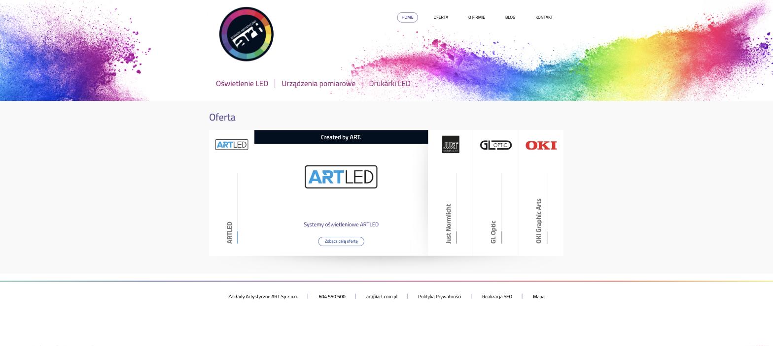 Portfolio 12 Strona główna Zakładów Artystycznych ART z Gdańska