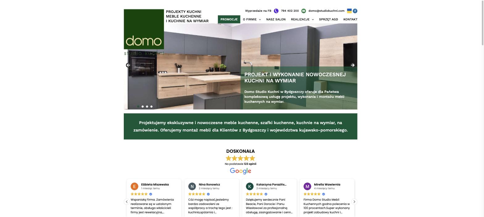 Portfolio 14 Strona główna Domo Studio Kuchni z Bydgoszczy